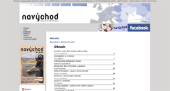Desktop Screenshot of navychod.cz